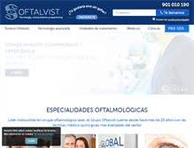 Tablet Screenshot of oftalvist.es